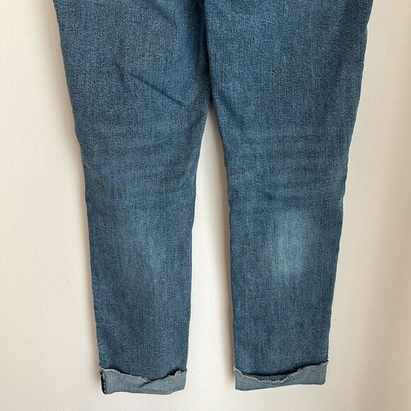 Kut from the kloth women’s Asher straight rolled cropped jeans size 8 blue EUC - Picture 9 of 12